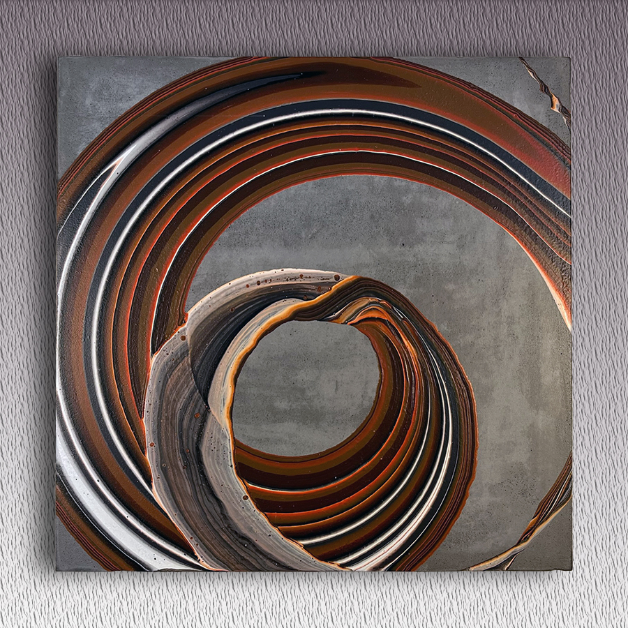 Kunst auf Beton: harmonisch